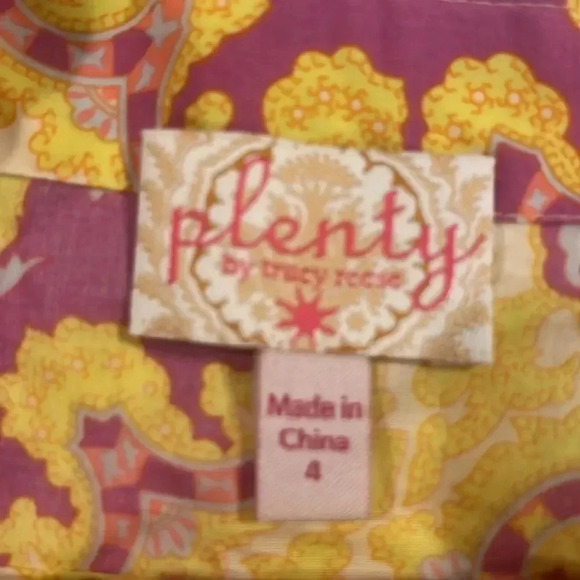 Vintage Y2K Plenty by Tracy Reese Boho Medallion Blouse Sz 4 - Picture 8 of 9